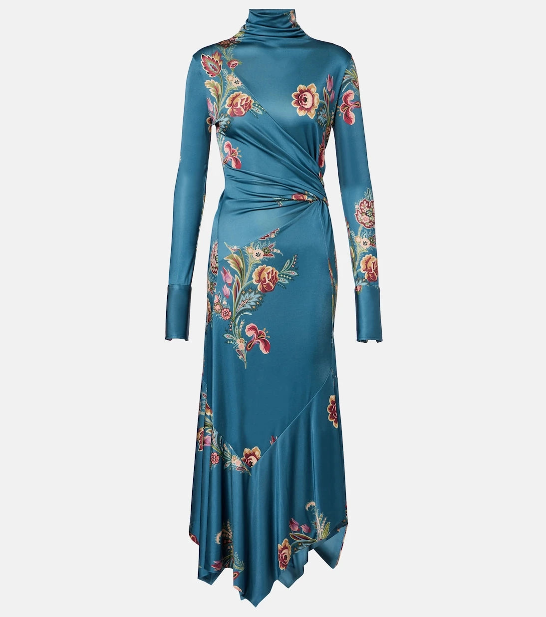 Etro - فستان ميدي مطبوع