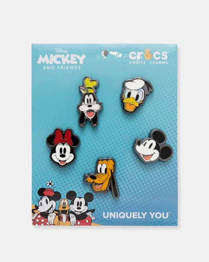 Crocs Çocuk Ayakkabı Süsleri Mickey and Friends Elevated 5'li