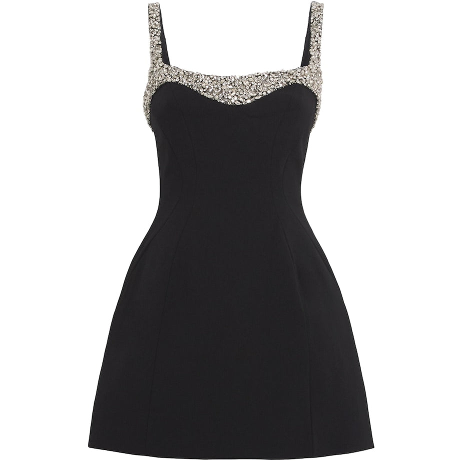 Embellished Amour Mini Dress