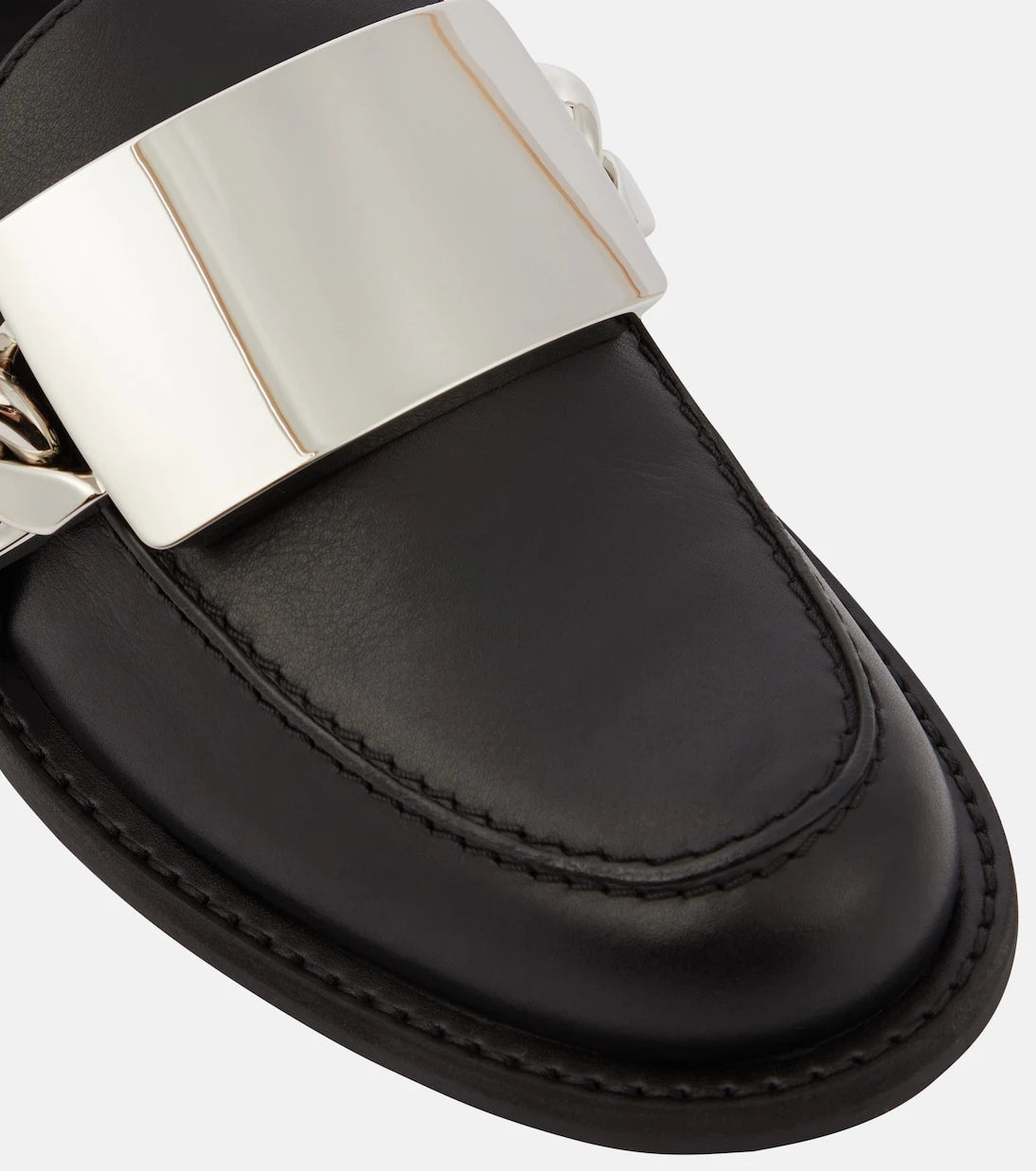 JW Anderson - Gourmet Chain leather loafers