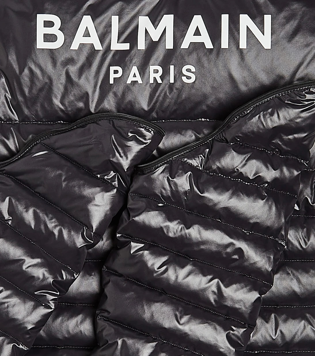 Balmain Kids - جاكيت لوغو مبطن