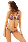 Talavera Print Thong Bikini Set
