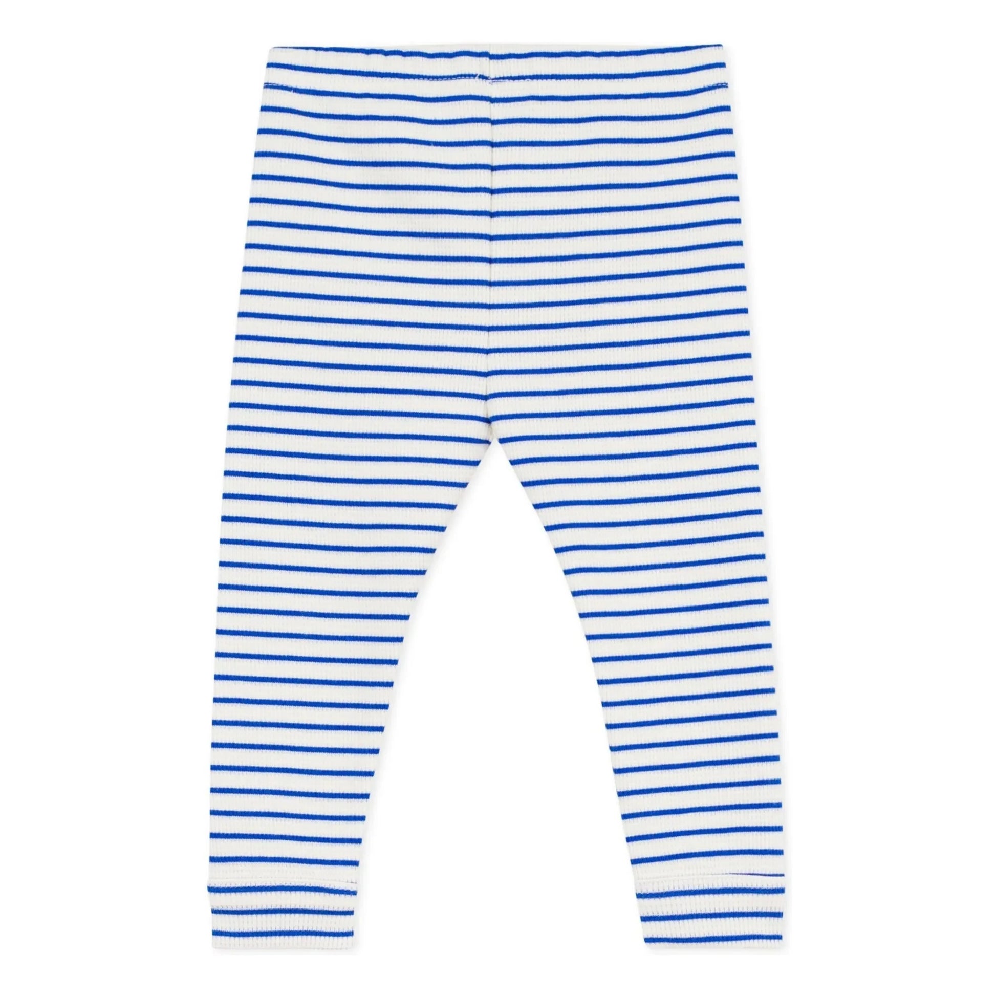 Petit Bateau - Striped Legging Honeycomb | Blue