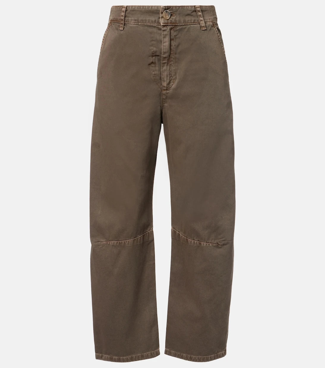 Velvet - Alexis cotton twill barrel-leg pants