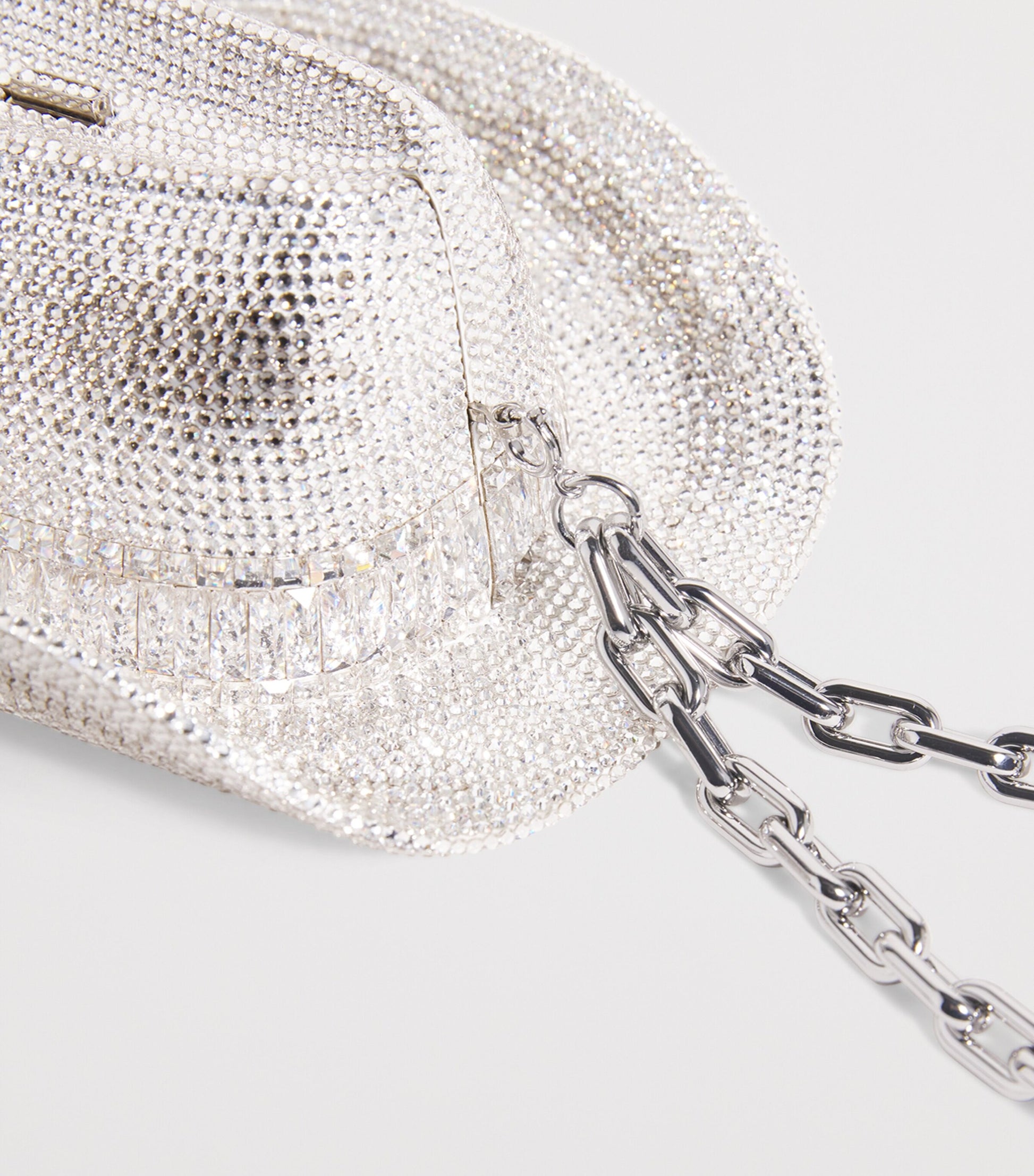 Judith Leiber Crystal Cowboy Hat Jane Clutch Bag
