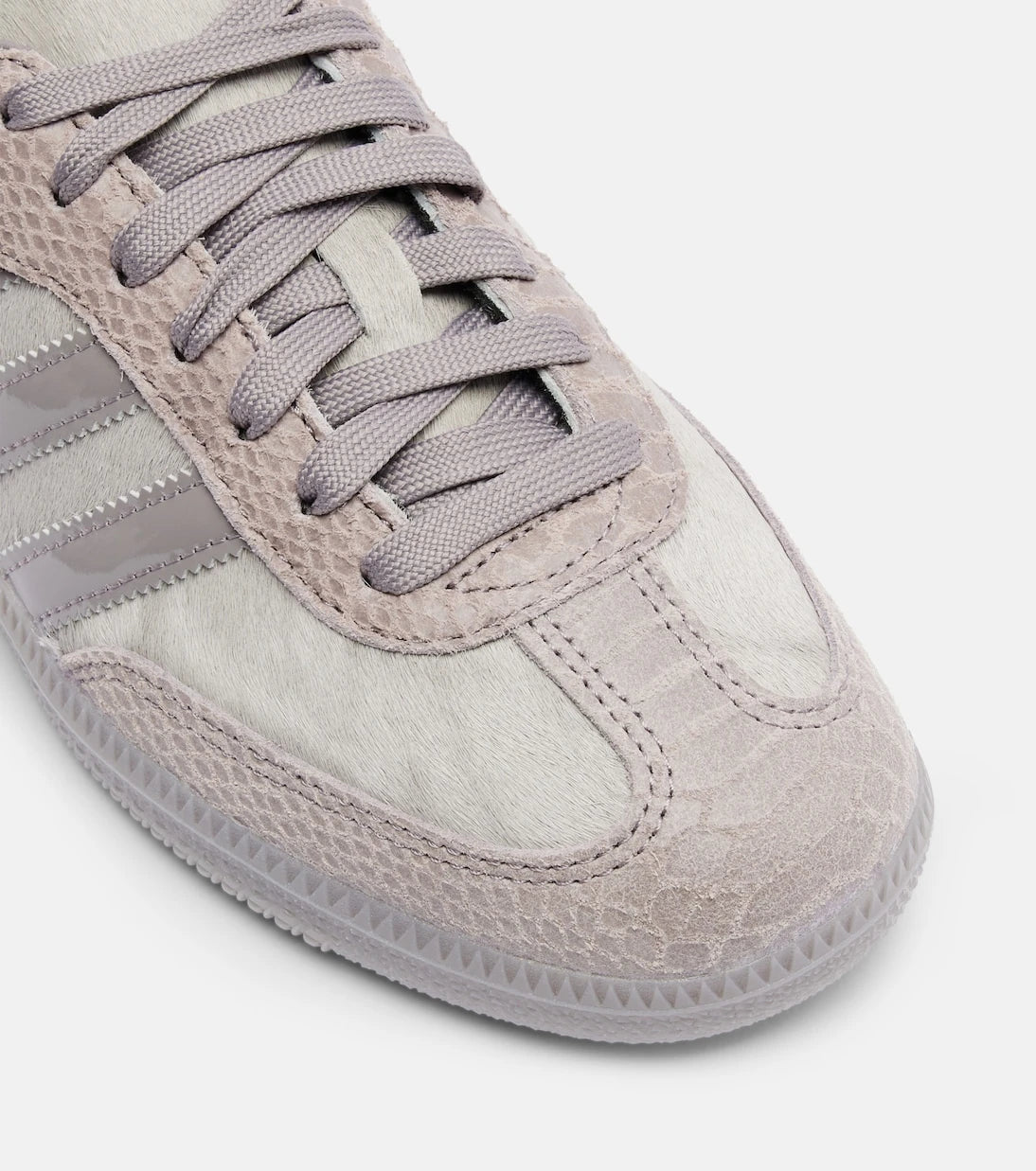 Adidas - Samba OG croc-effect calf hair sneakers