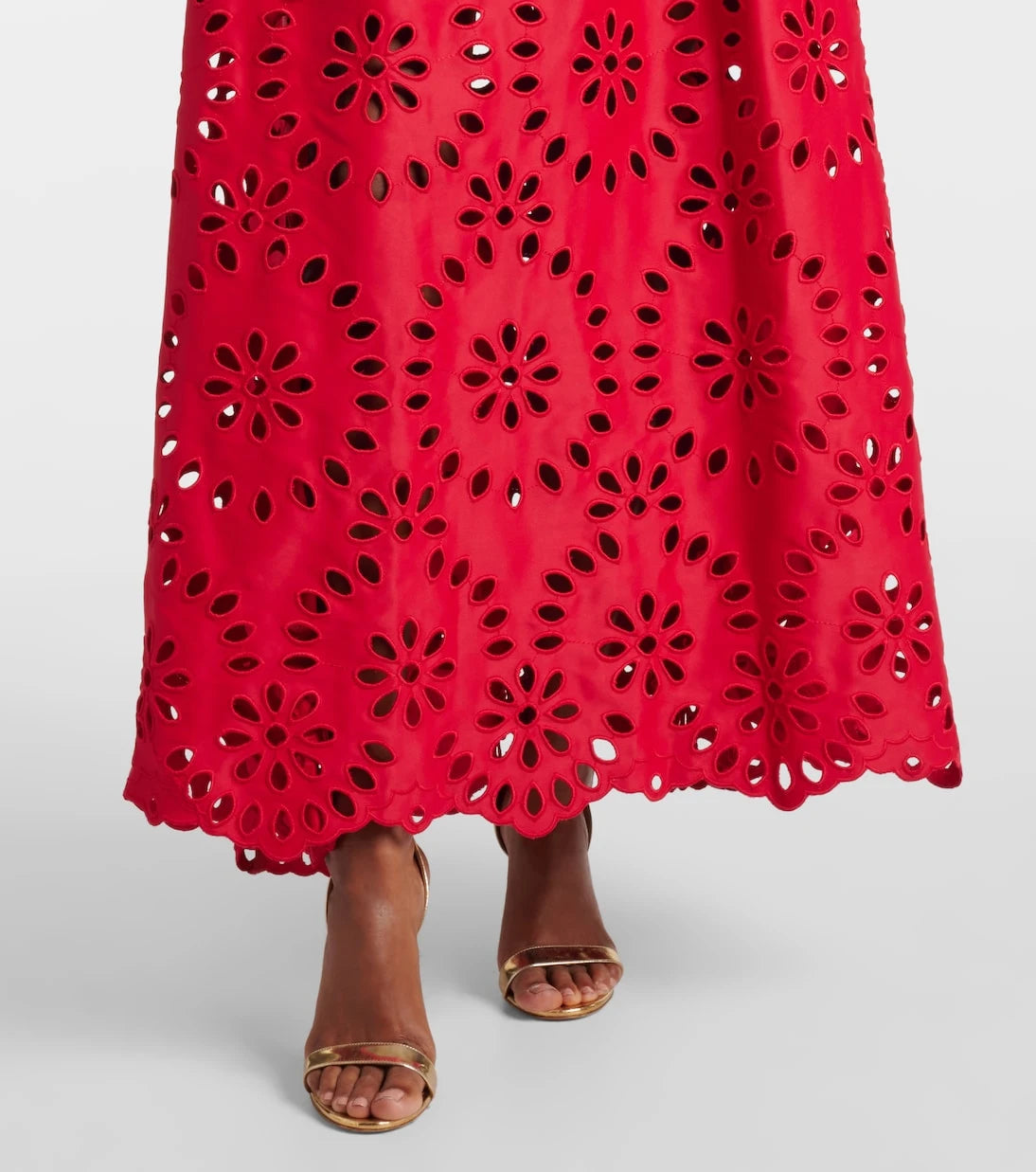 Elie Saab - Floral embroidered satin gown