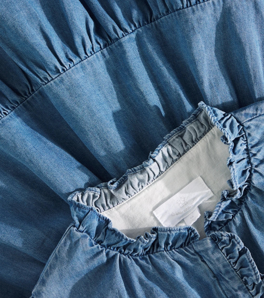 C'era Una Volta - Luisa tiered denim dress