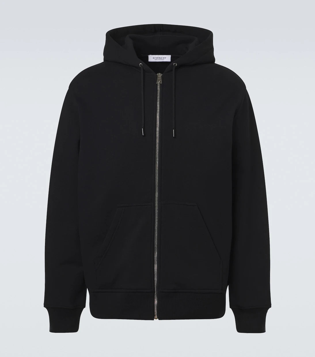 Givenchy - Logo cotton fleece zip-up hoodie