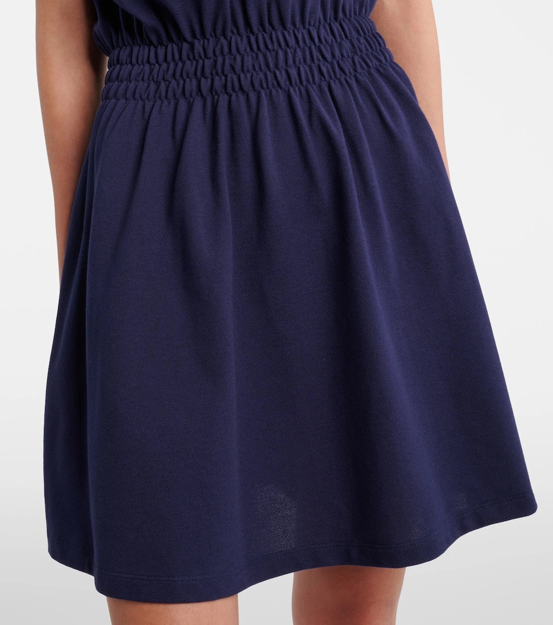 Versace - Greca cotton piqué polo dress