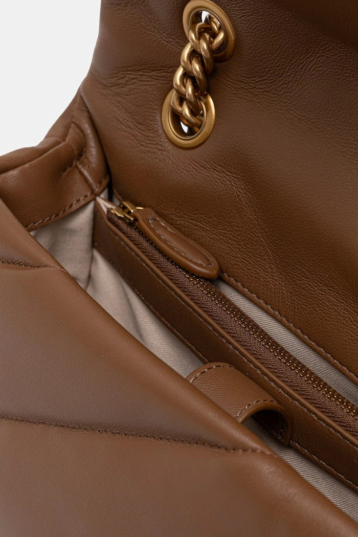 Pinko sahte deri kadın crossbody çanta