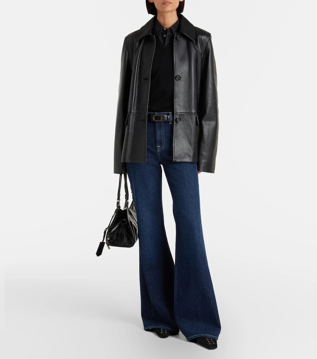 7 For All Mankind - High-waisted flared jeans