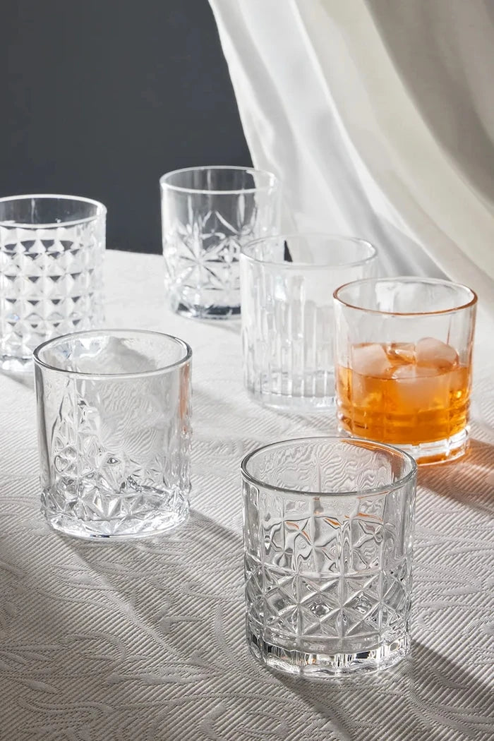 Tognana cam bardak seti, camdan viski bardağı 345 ml