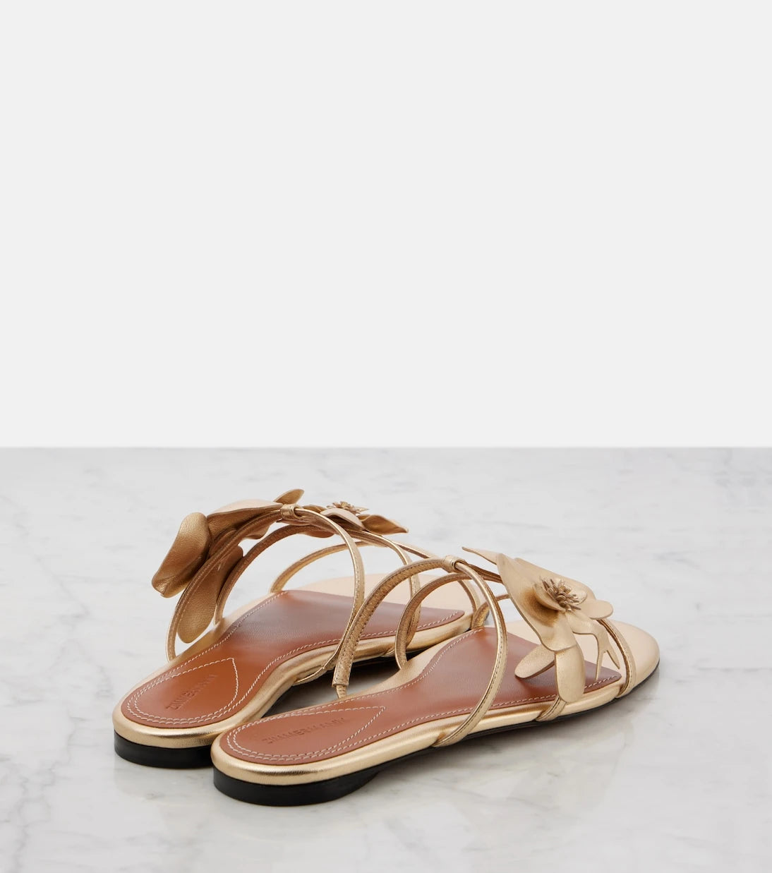 Zimmermann - Orchid metallic leather sandals