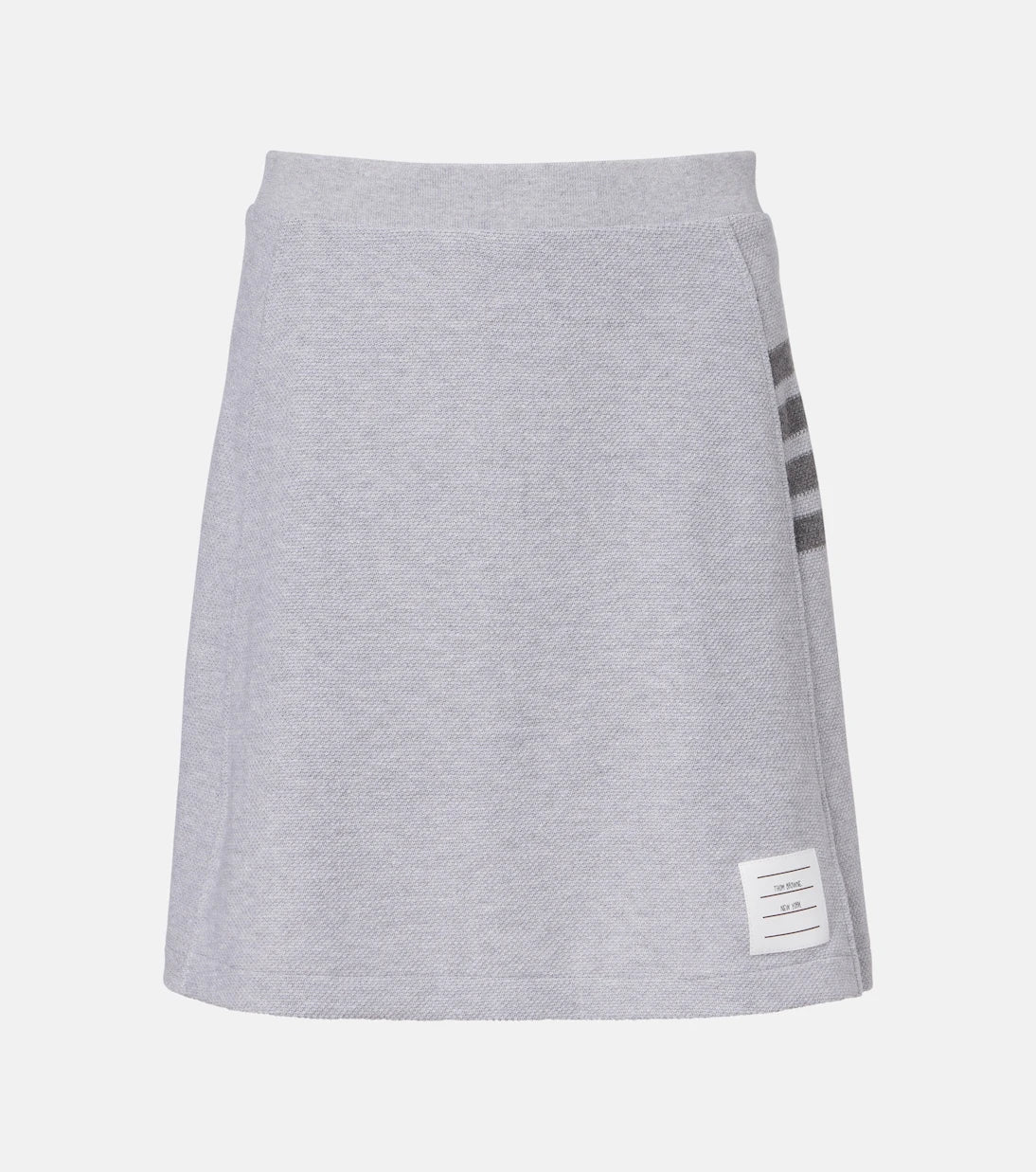 Thom Browne - 4-Bar cotton miniskirt