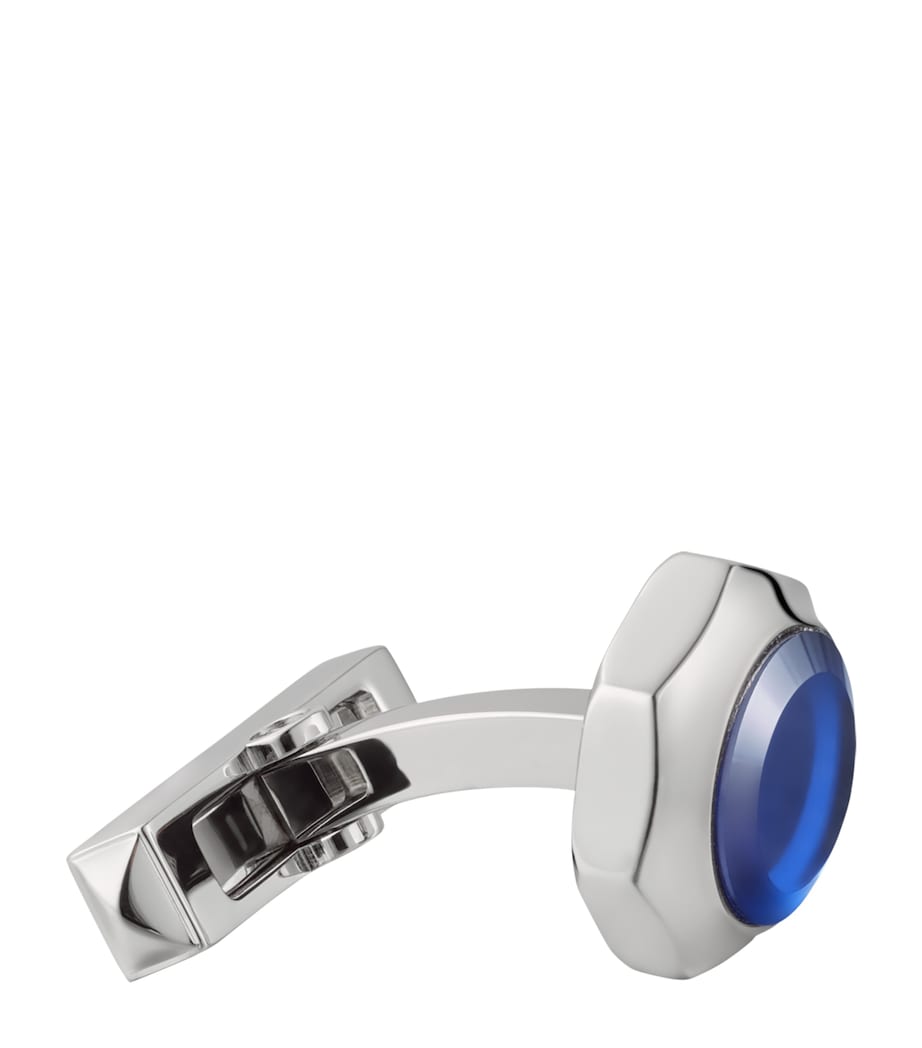 Cartier Sterling Silver Santos de Cartier Cufflinks