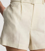 White Linen Denise Shorts