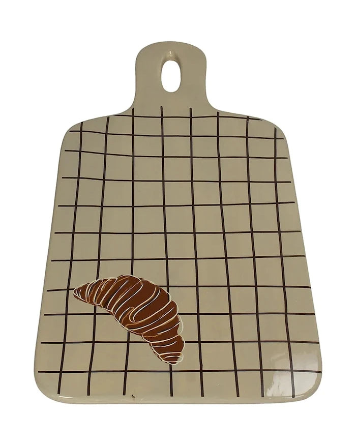 home & lifestyle Croissant Dekoratif Tepsi 1,5 x 23 x 40,5 cm