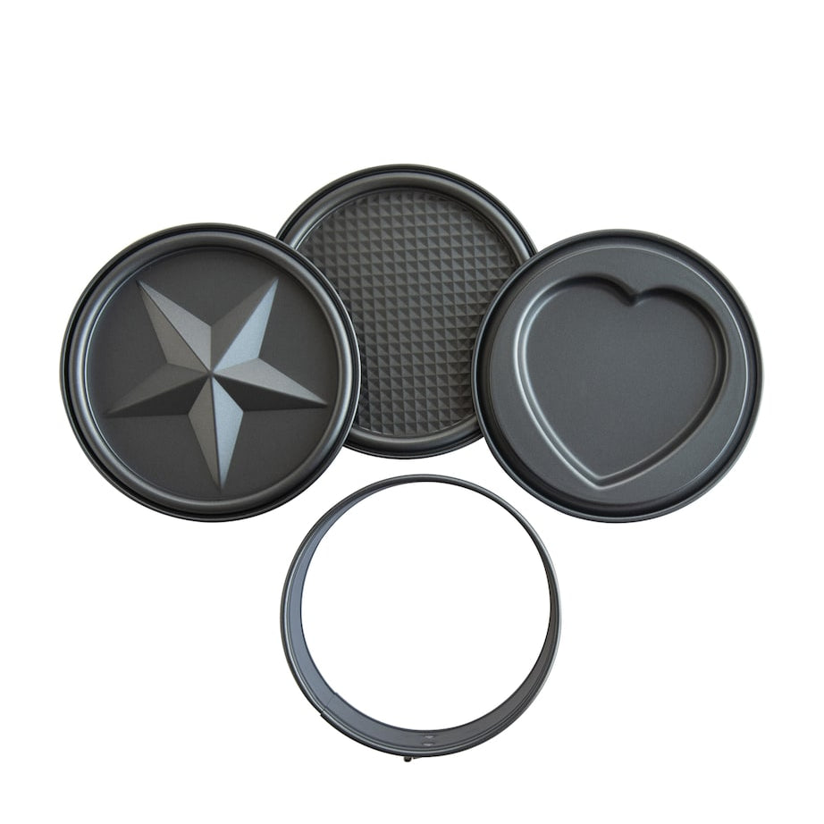 Nordic Ware Carbon Steel Springform Cake Tin Set (19.5cm)