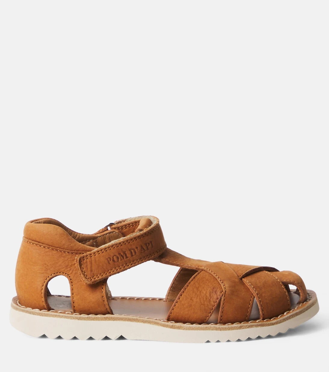 Pom d'Api - Waff Cross leather sandals