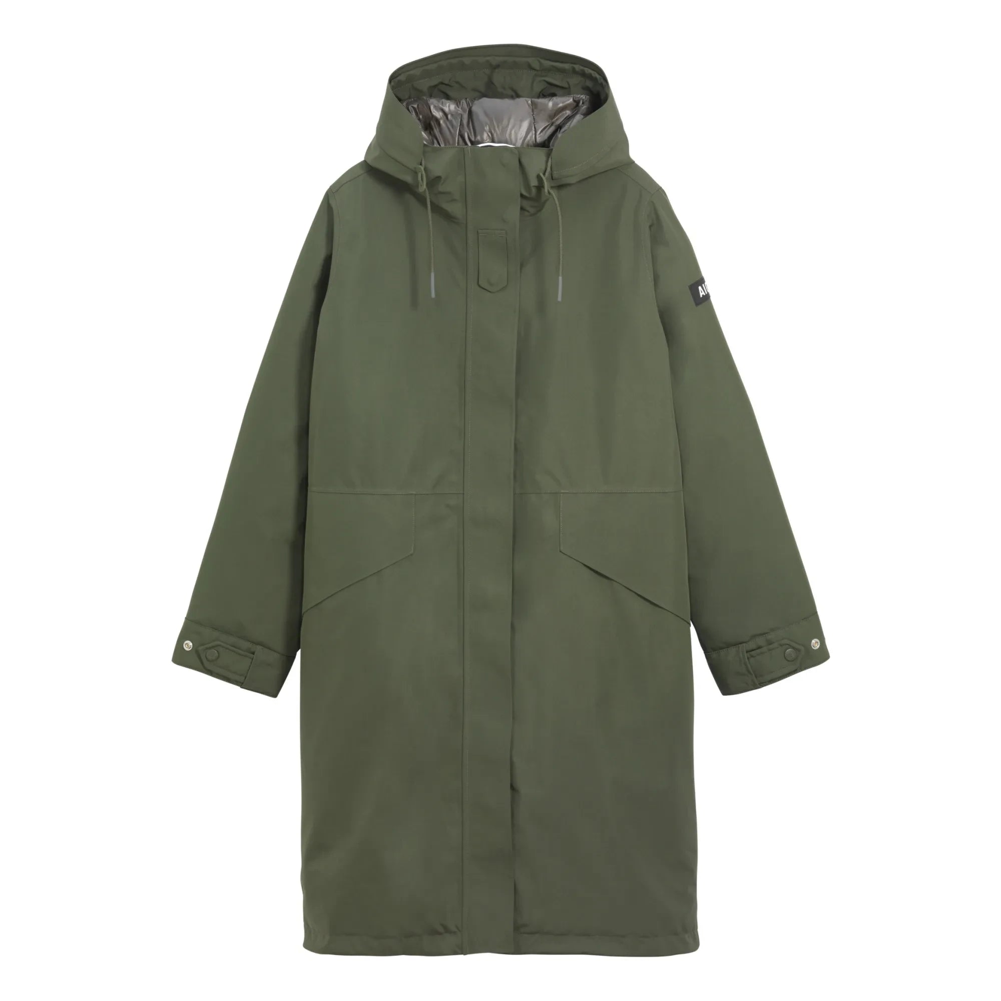 Aigle - Long Quilted Goretex Parka | Khaki