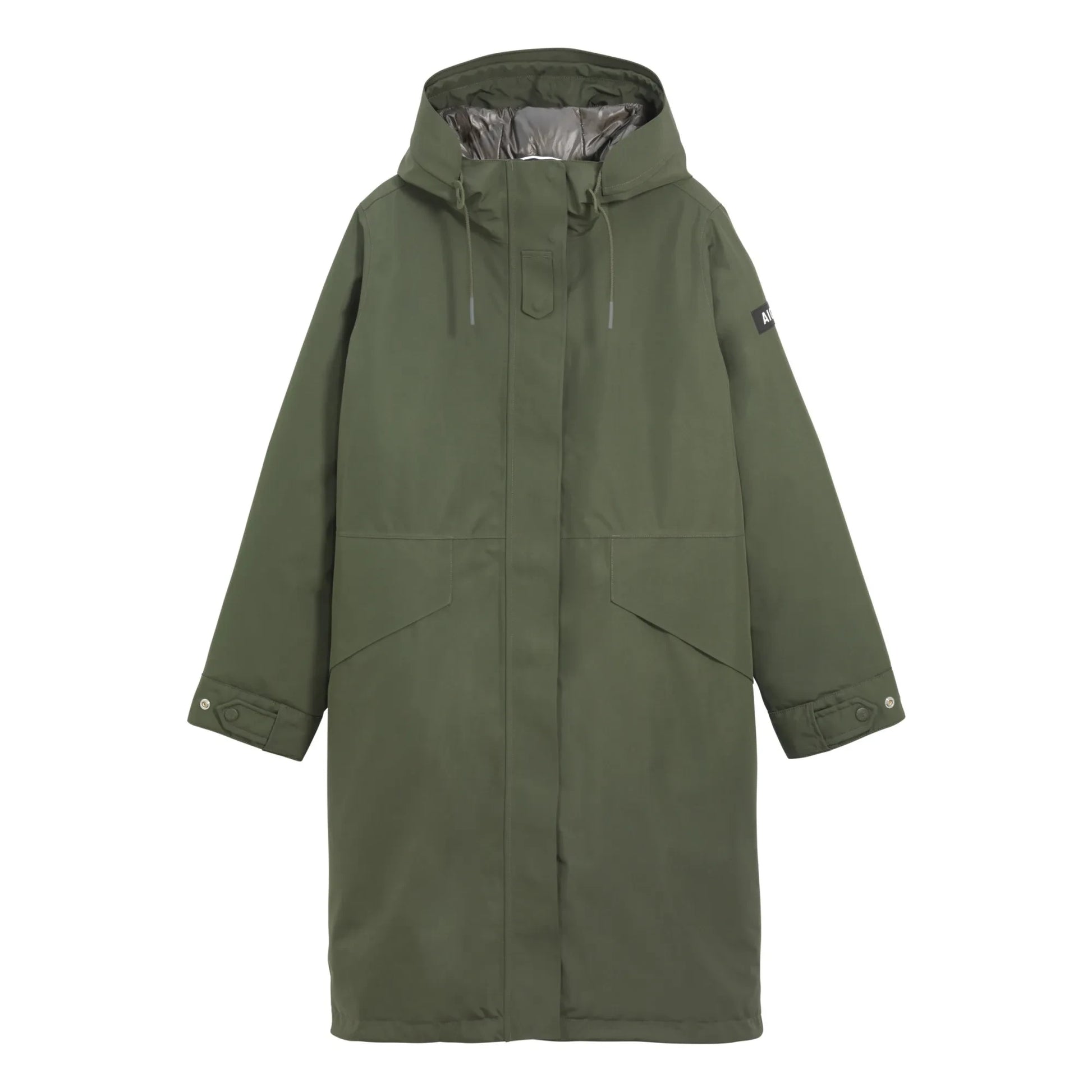 Aigle - Long Quilted Goretex Parka | Khaki
