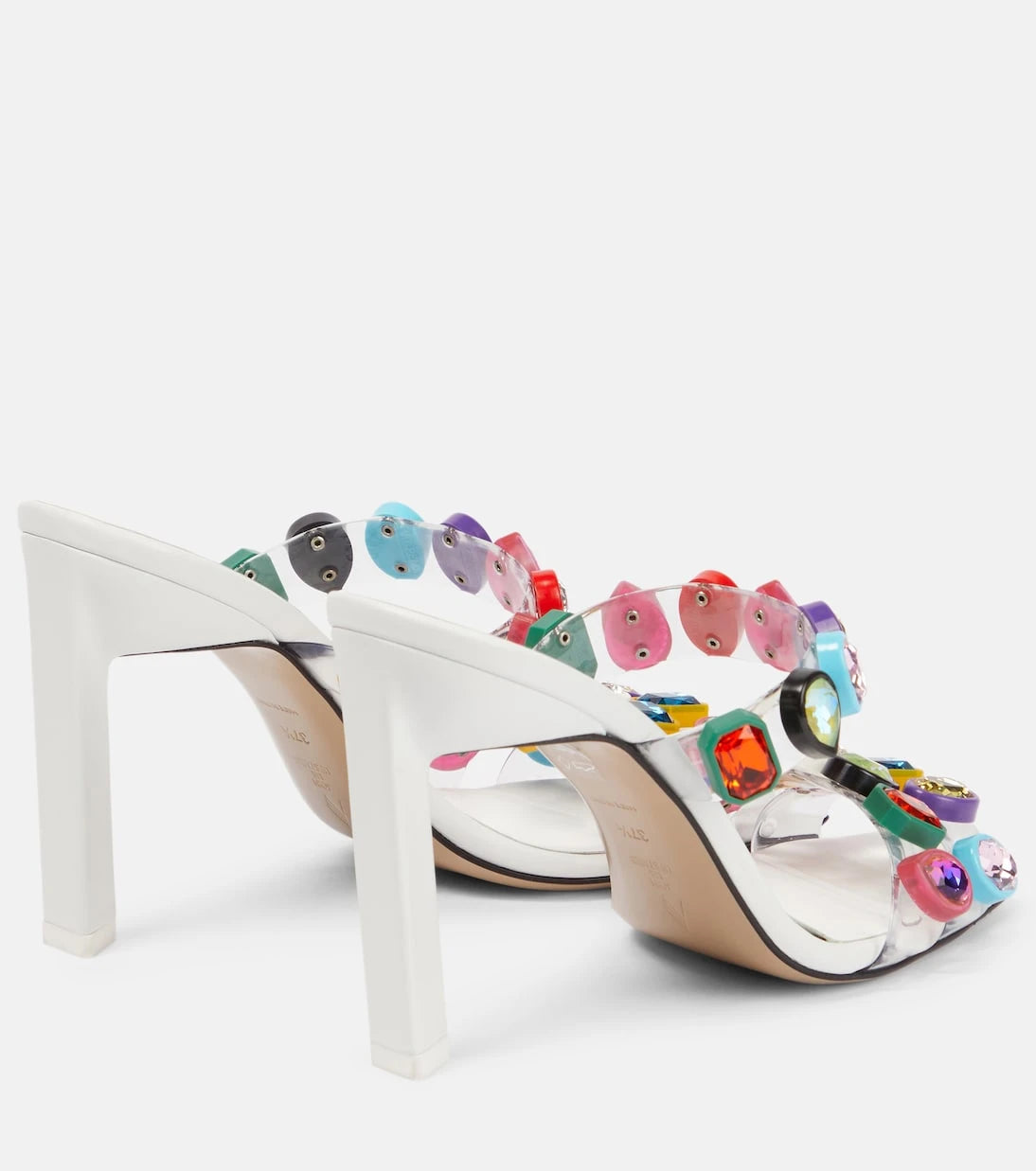 The Attico - Nanci embellished PVC mules