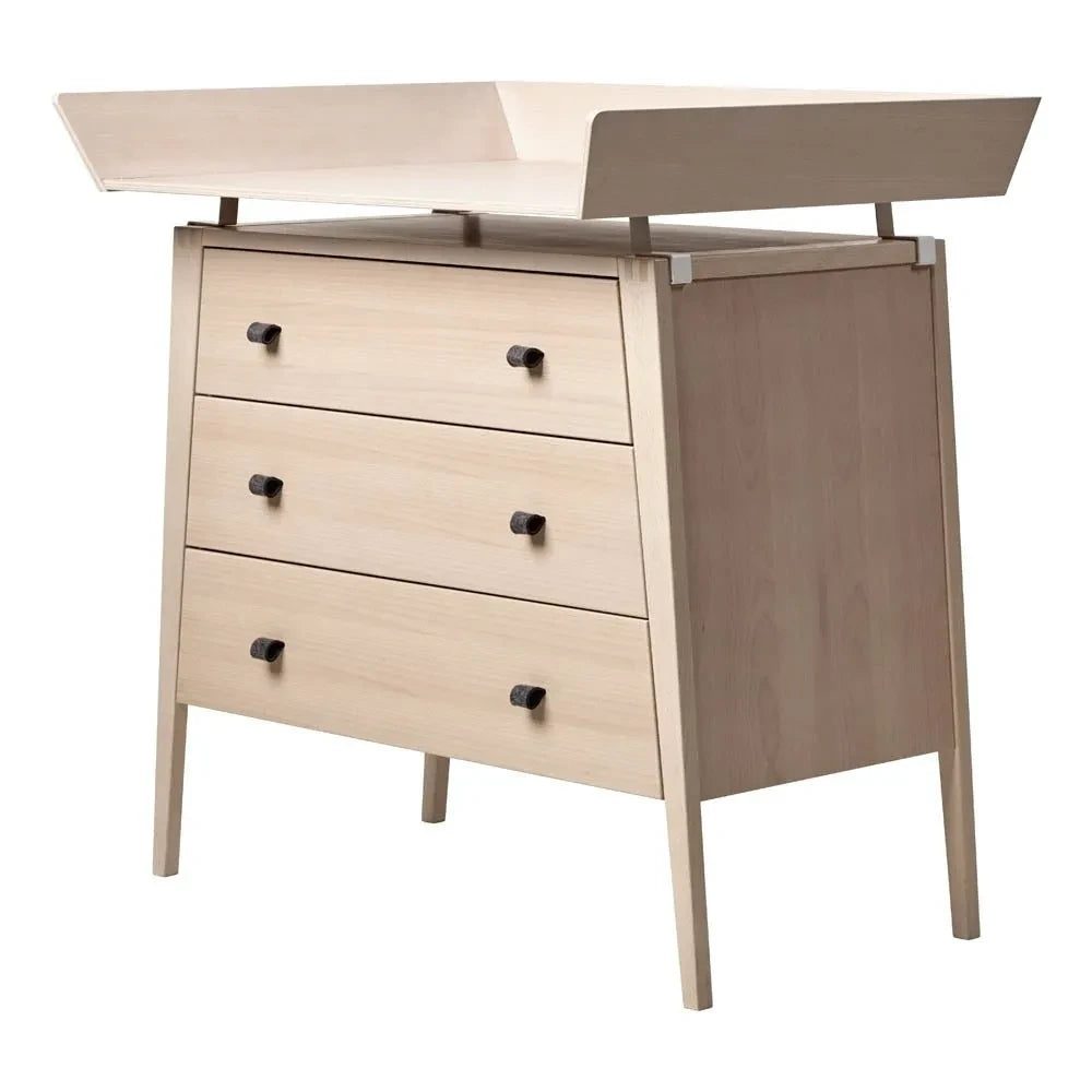 Leander - Linea Beech Wood Changing Table Topper | Beech