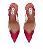 Alaïa Patent Coeur Slingback Pumps 90