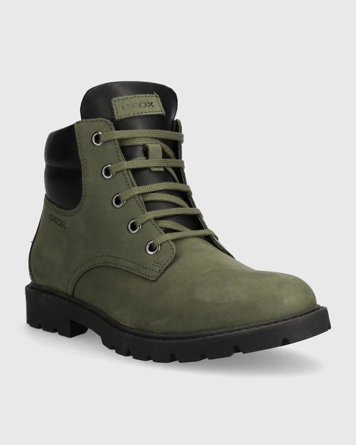 Geox J16FAB 032BC J SHAYLAX Çocuk Deri Kışlık Ayakkabılar