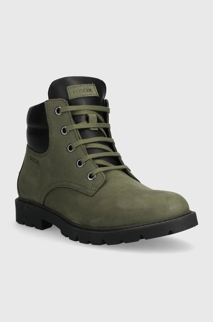 Geox J16FAB 032BC J SHAYLAX Çocuk Deri Kışlık Ayakkabılar