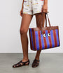 Anya Hindmarch Multi Stripe Eyes Shopper Bag