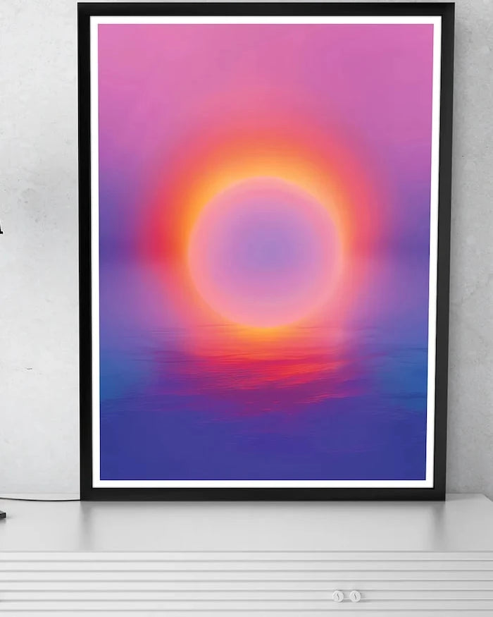 Графика върху акрилно стъкло a.i art HARTMAN Chroma Impulse 06, 30 x 40 cm