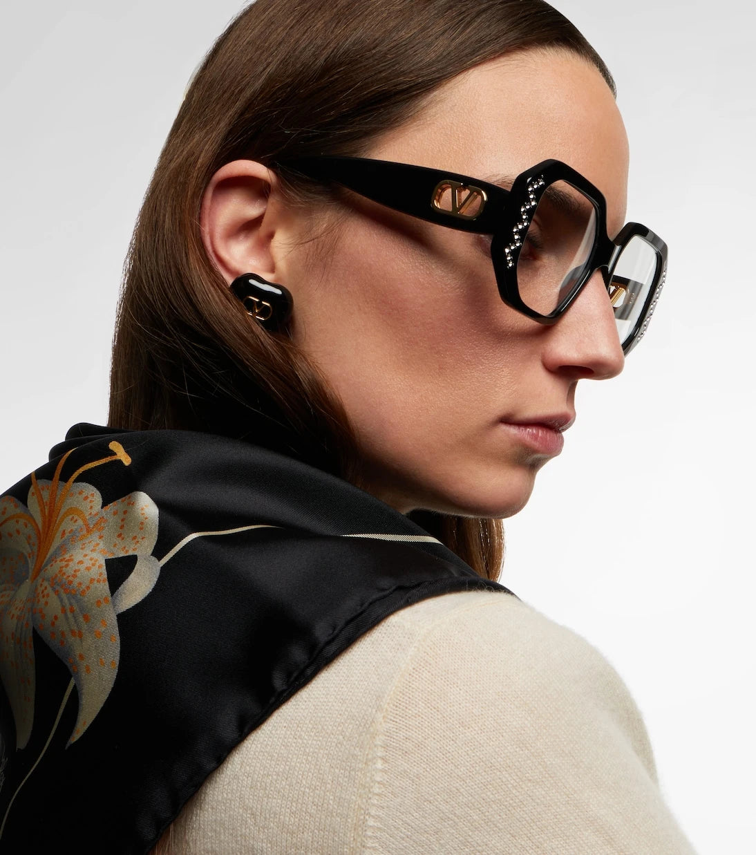 Valentino - Vain Bold VLogo oversized glasses
