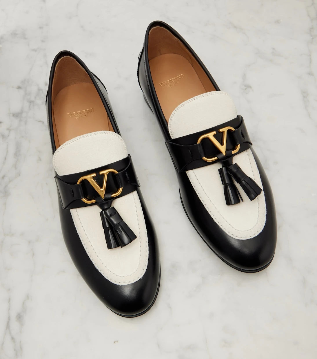 Valentino Garavani - Vaniteux VLogo leather loafers