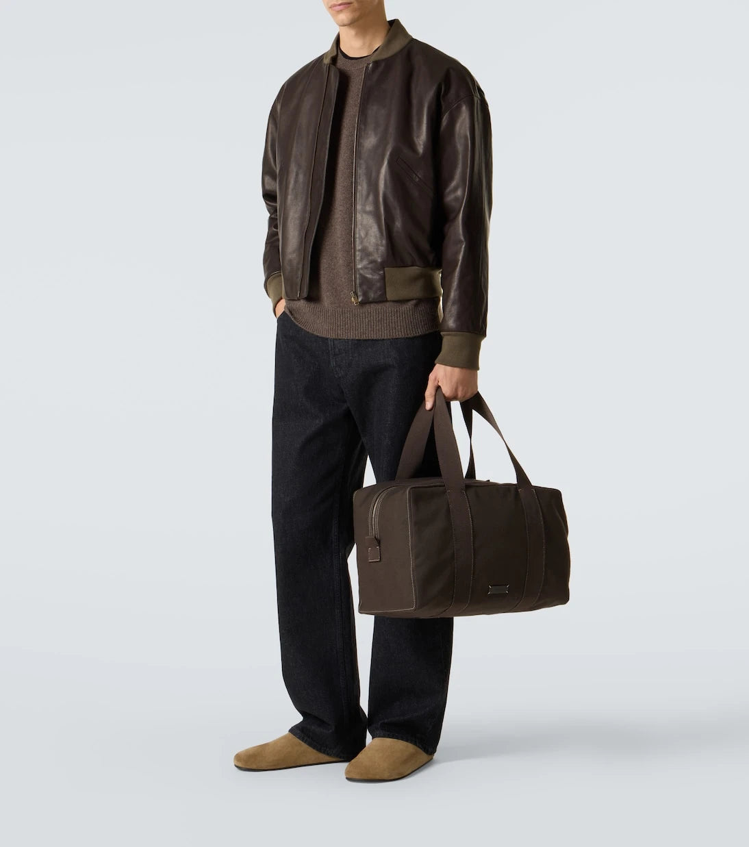 The Row - Sisal canvas duffel bag