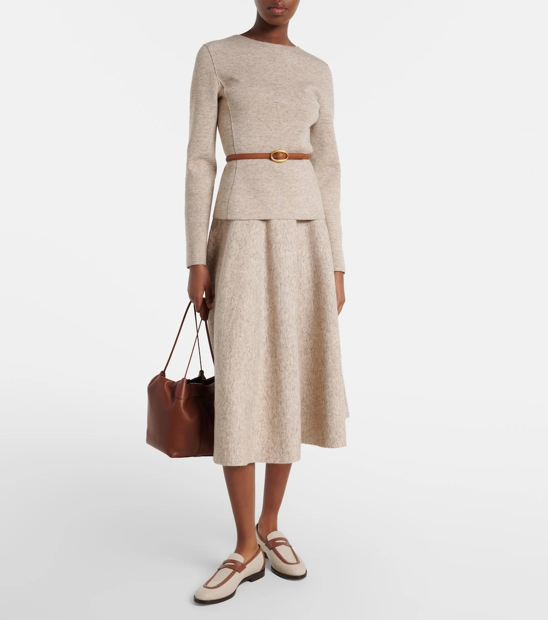 Loro Piana - سترة كارديجان من مزيج الكشمير والصوف والكتان طراز Willow