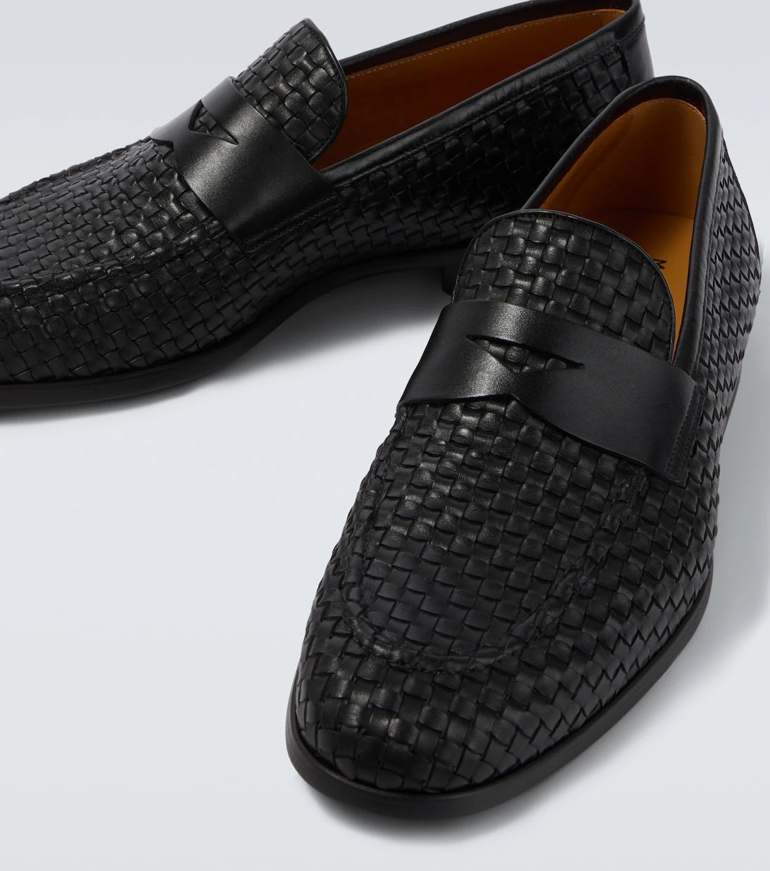 Magnanni - Heracio woven leather penny loafers