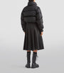 Prada Black Crop Re-Nylon Puffer Jacket
