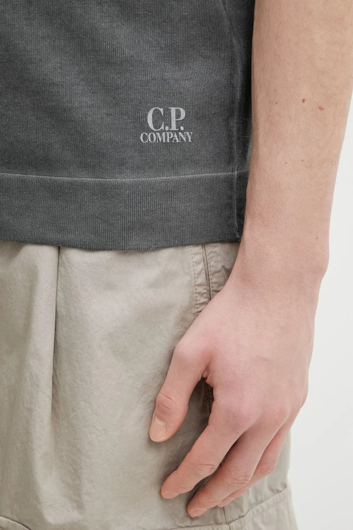 C.P. Company Yakalı Pamuklu Tişört