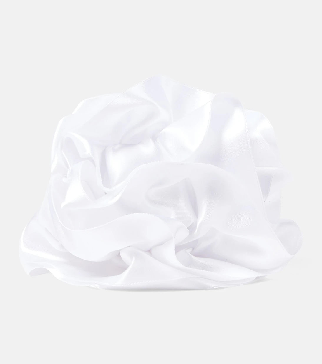 Jennifer Behr - Ruffled silk-blend satin hair clip