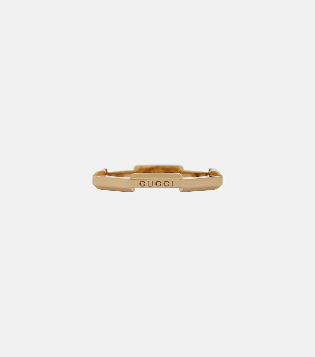 Gucci - خاتم Link to Love من الذهب عيار 18 قيراطًا
