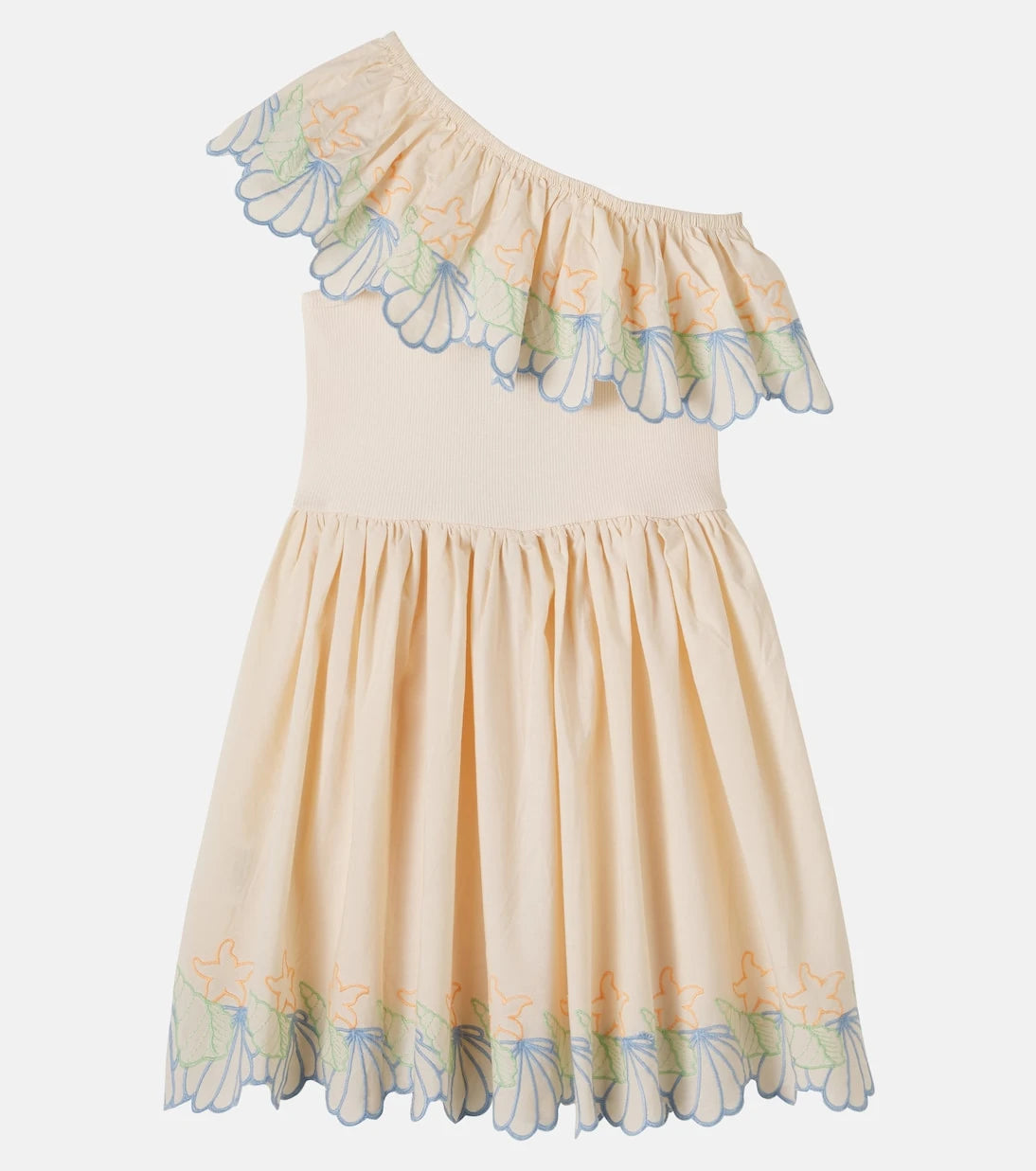 Molo - Cato embroidered one-shoulder dress