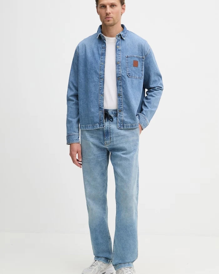 Guess Jeans Erkek Denim Gömlek