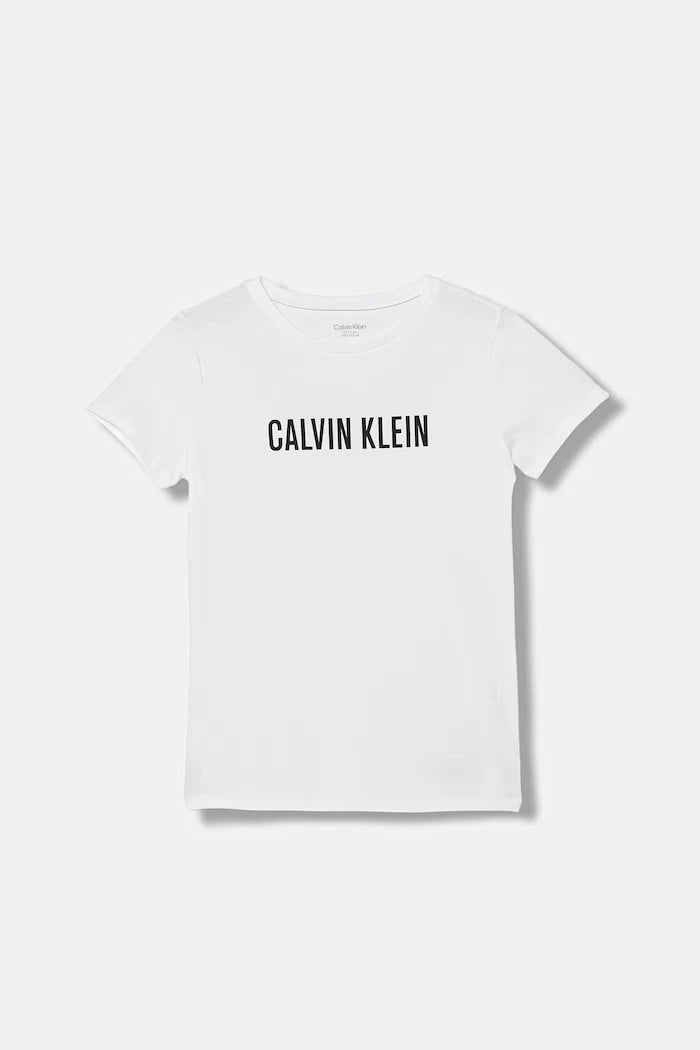 Calvin Klein Underwear çocuklar için iki parçalı pamuk ve elastan pijama