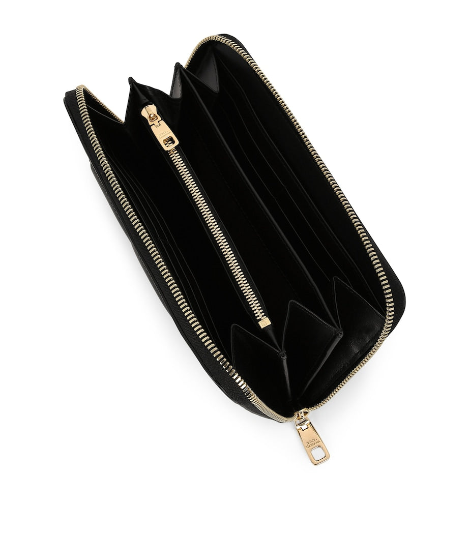 Dolce & Gabbana Multi Leather Zip Wallet