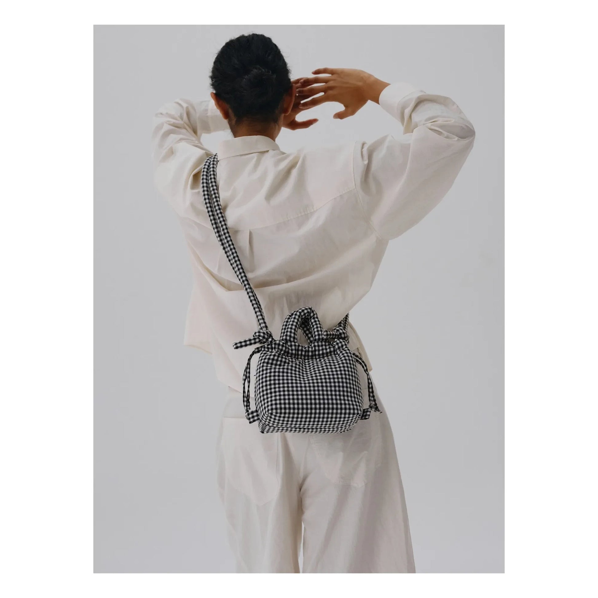 Olend - Micro Ona Soft Vichy bag | Black