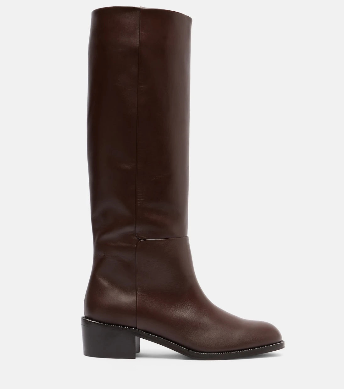 Aquazzura - Sellier leather knee-high boots
