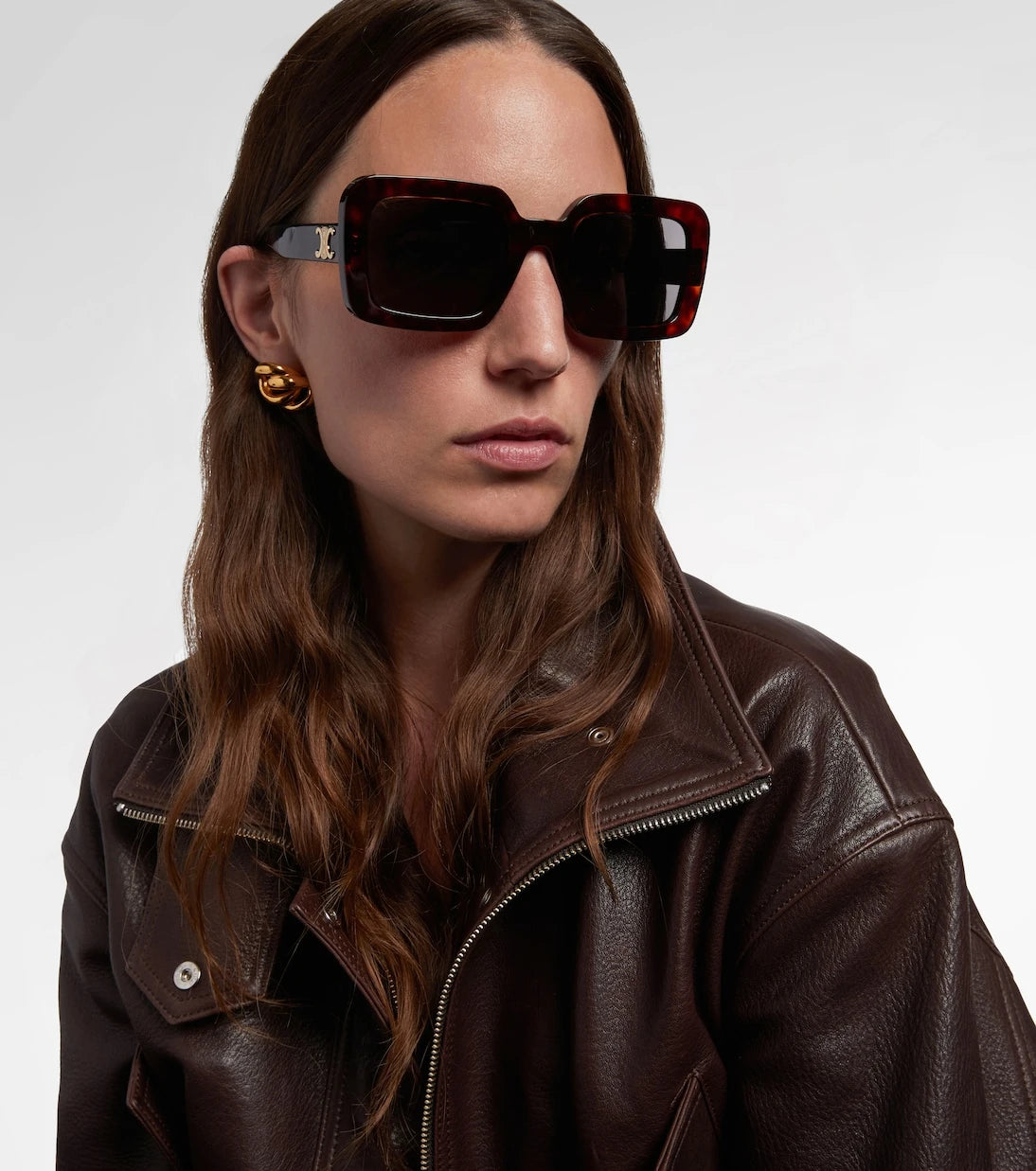 Celine Eyewear - Triomphe rectangular sunglasses