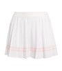 Embroidered Vendome Script Pleated Mini Skort